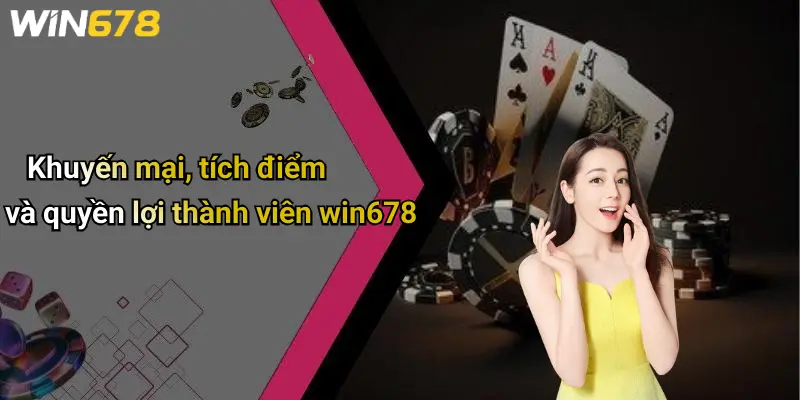 Khuyến mại, tích điểm và quyền lợi thành viên win678